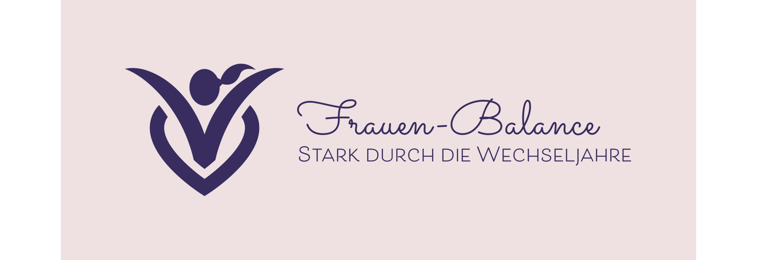 Frauen-Balance-Logo-rosa